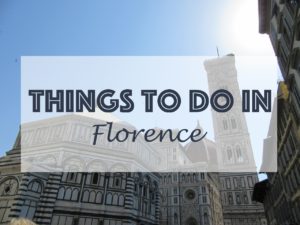 things to do in florence italy