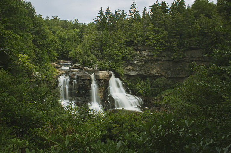 Blackwater Falls at Blackwater Falls State Park West Virginia